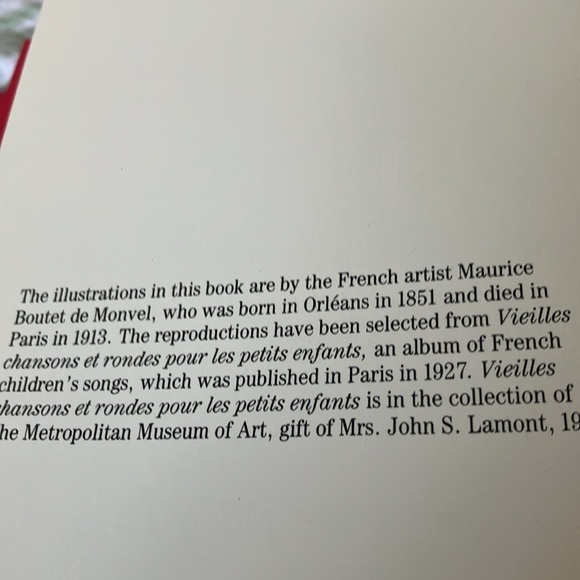 METROPOLITAN MUSEUM OF MODERN ART KEEPSAKE ALBUM MAURICE BOUTET DE MONVEL 1984 - Picture 9 of 17